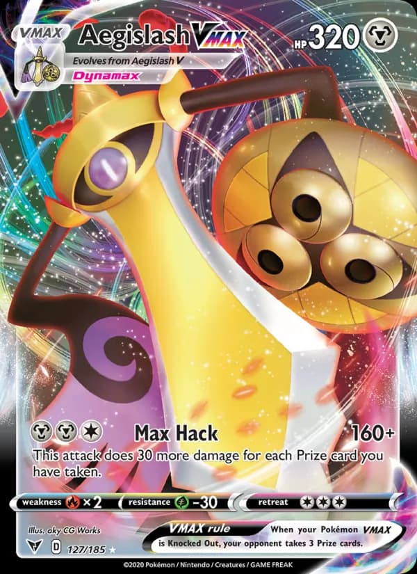 Aegislash VMAX – Vivid Voltage 127