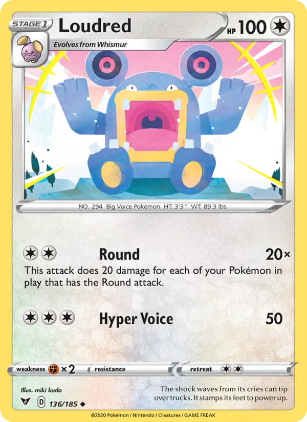 Loudred – Vivid Voltage 136