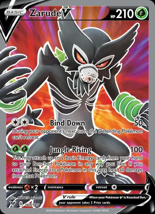 Zarude V – Vivid Voltage 167