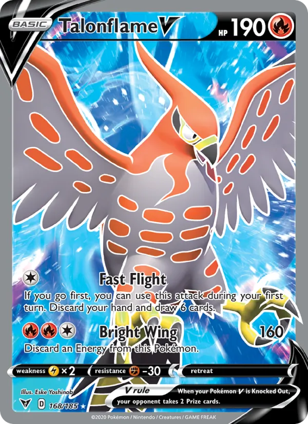 Talonflame V – Vivid Voltage 168