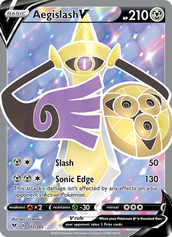 Aegislash V – Vivid Voltage 177