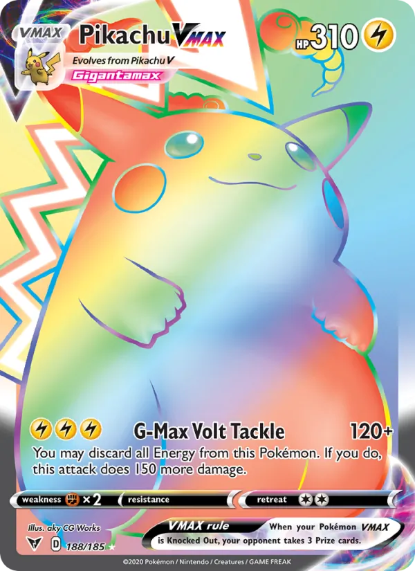 Pikachu VMAX – Vivid Voltage 188