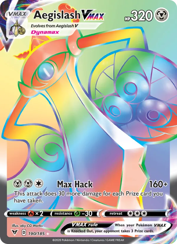 Aegislash VMAX – Vivid Voltage 190