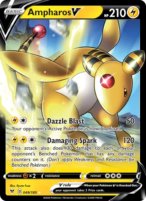 Ampharos V – Vivid Voltage 49