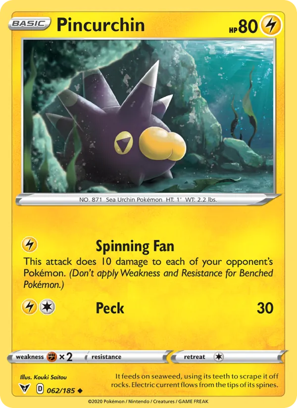 Pincurchin – Vivid Voltage 62