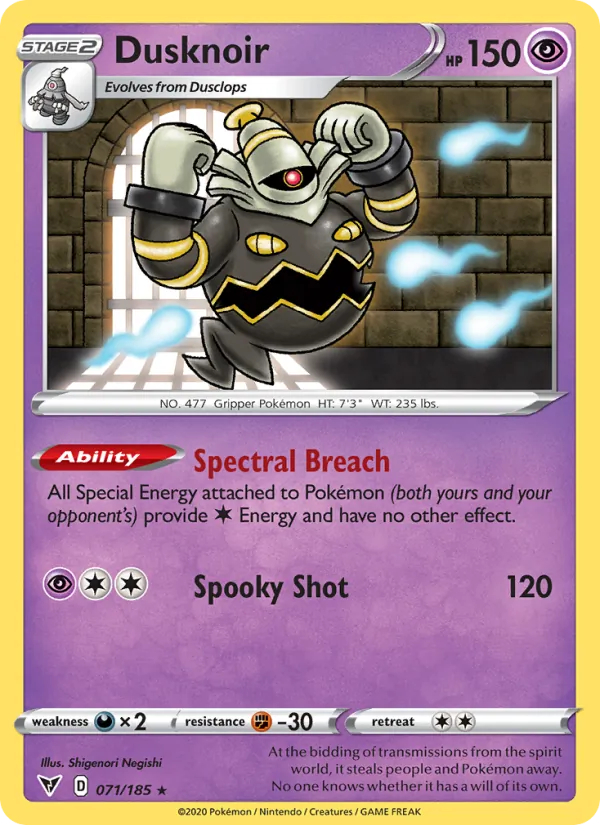 Dusknoir – Vivid Voltage 71