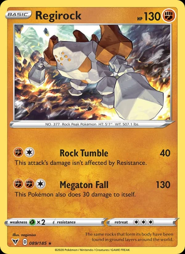 Regirock – Vivid Voltage 89