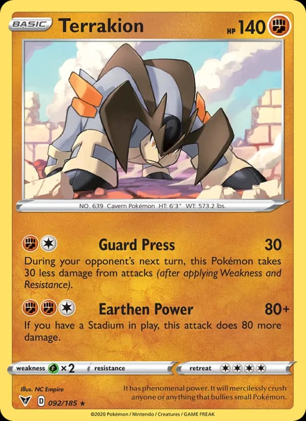 Terrakion – Vivid Voltage 92