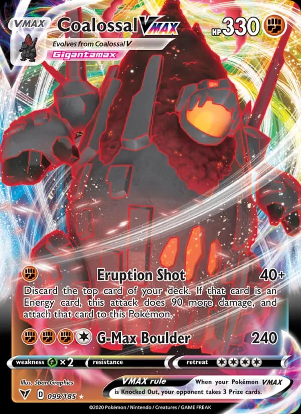 Coalossal VMAX – Vivid Voltage 99