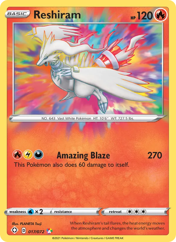 Reshiram – Shining Fates 17
