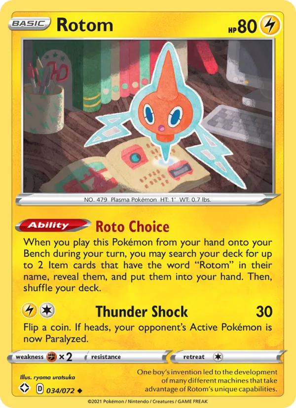 Rotom – Shining Fates 34