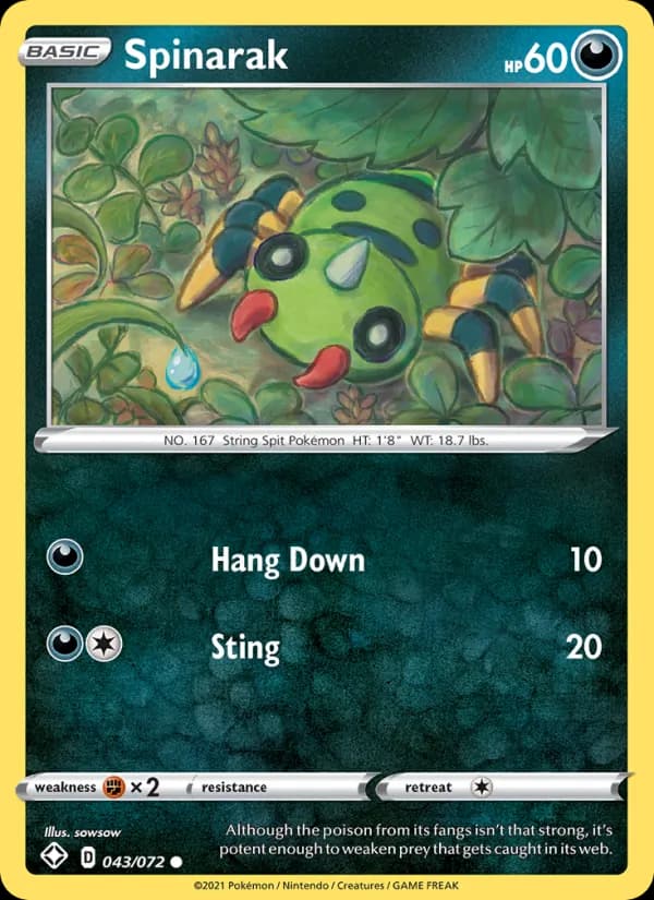 Spinarak – Shining Fates 43