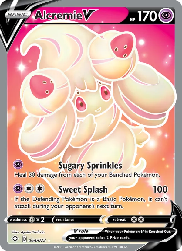 Alcremie V – Shining Fates 64