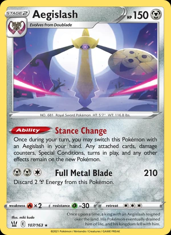 Aegislash – Battle Styles 107