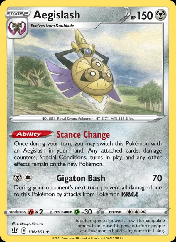 Aegislash – Battle Styles 108