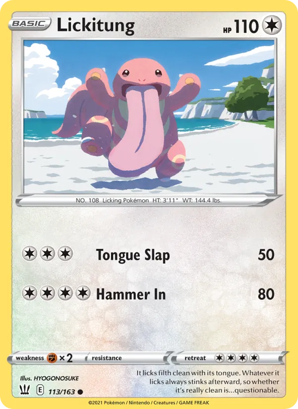 Lickitung – Battle Styles 113