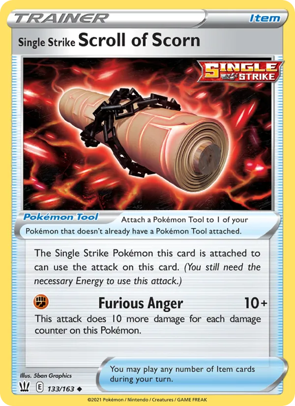 Single Strike Scroll of Scorn – Battle Styles 133