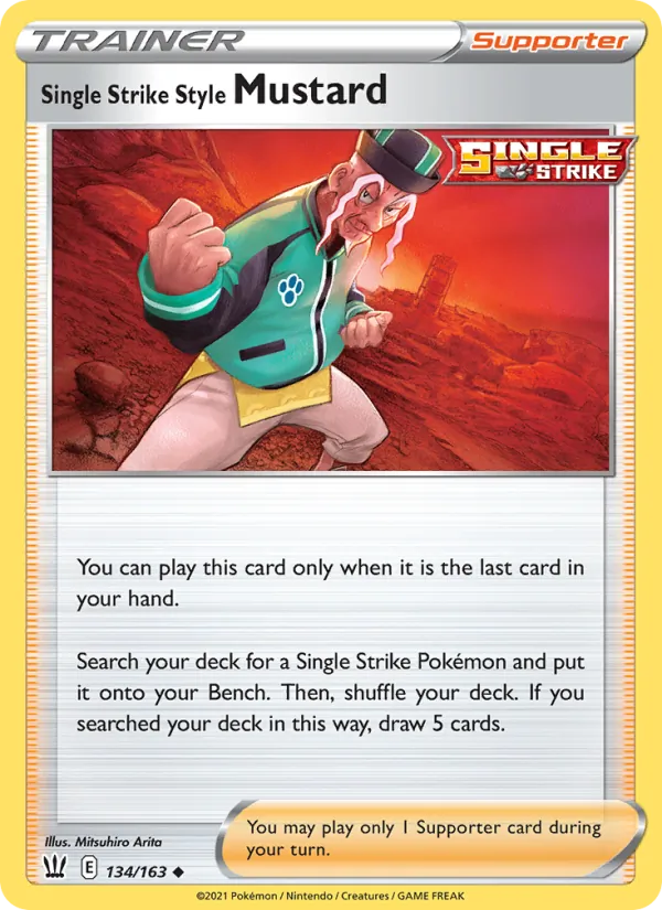 Single Strike Style Mustard – Battle Styles 134