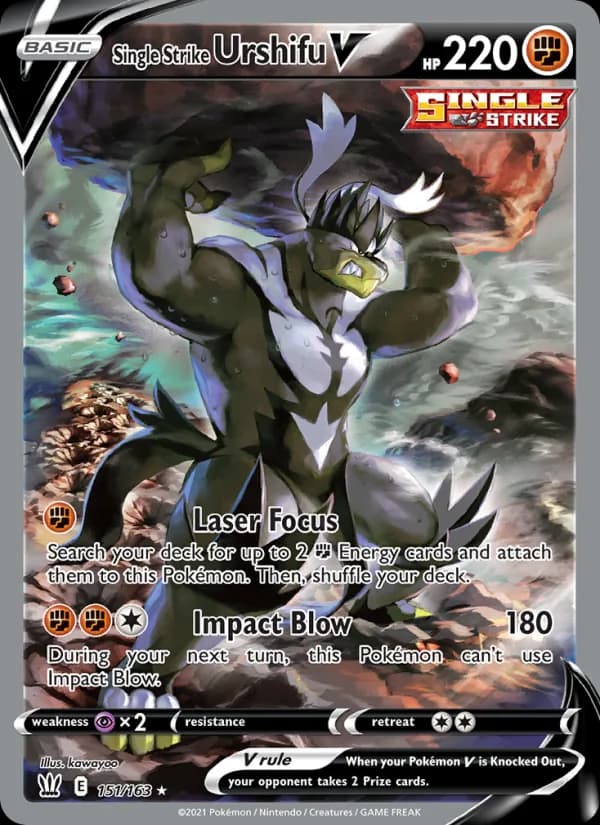 Single Strike Urshifu V – Battle Styles 151