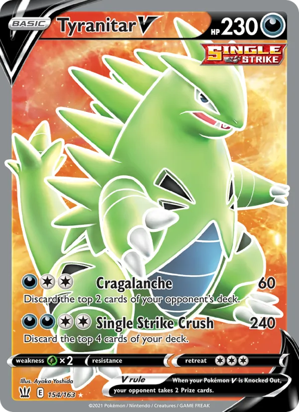 Tyranitar V – Battle Styles 154