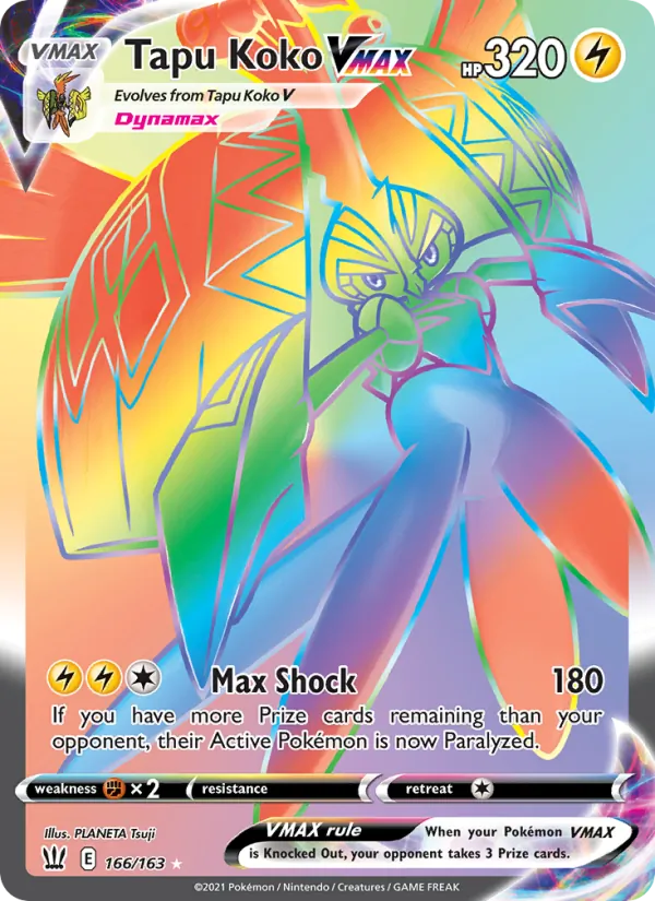 Tapu Koko VMAX – Battle Styles 166