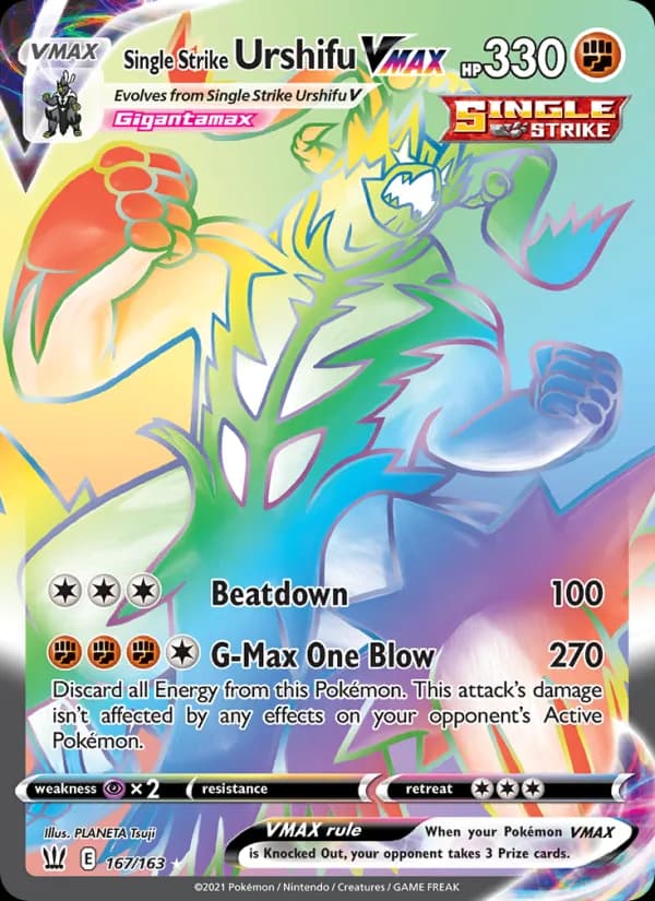 Single Strike Urshifu VMAX – Battle Styles 167