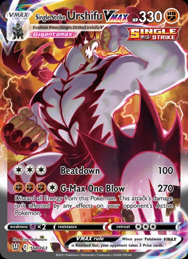 Single Strike Urshifu VMAX – Battle Styles 168