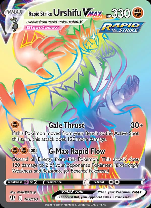 Rapid Strike Urshifu VMAX – Battle Styles 169