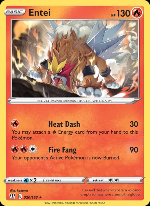 Entei – Battle Styles 20