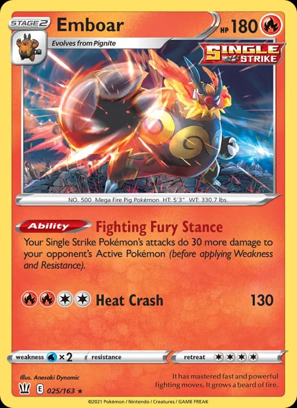 Emboar – Battle Styles 25