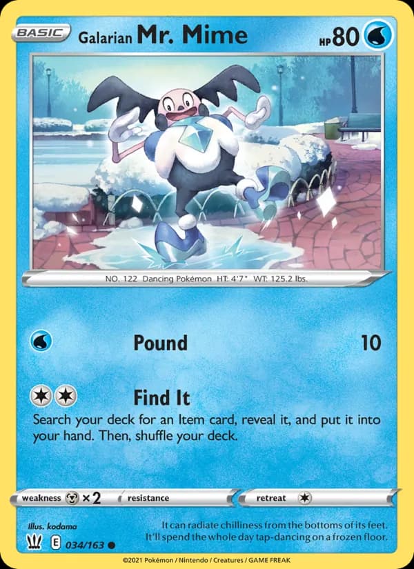 Galarian Mr. Mime – Battle Styles 34