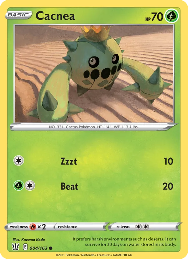 Cacnea – Battle Styles 4
