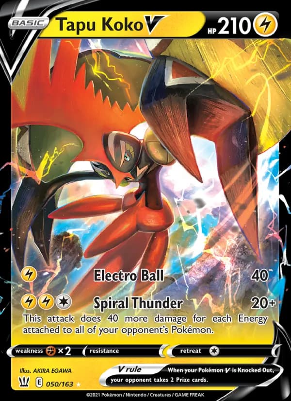 Tapu Koko V – Battle Styles 50