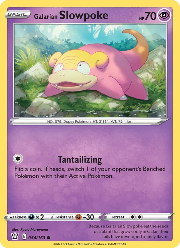 Galarian Slowpoke – Battle Styles 54