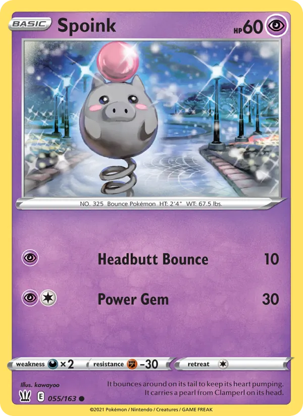 Spoink – Battle Styles 55