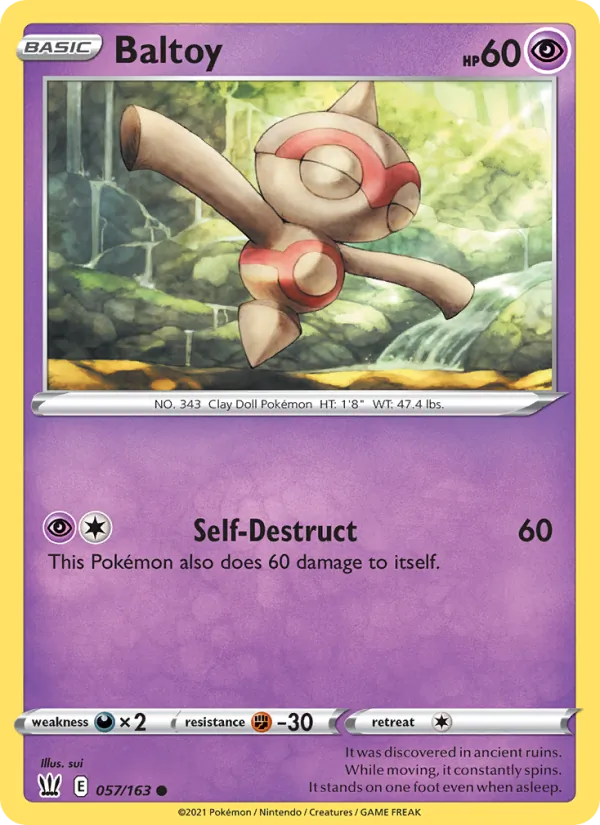 Baltoy – Battle Styles 57