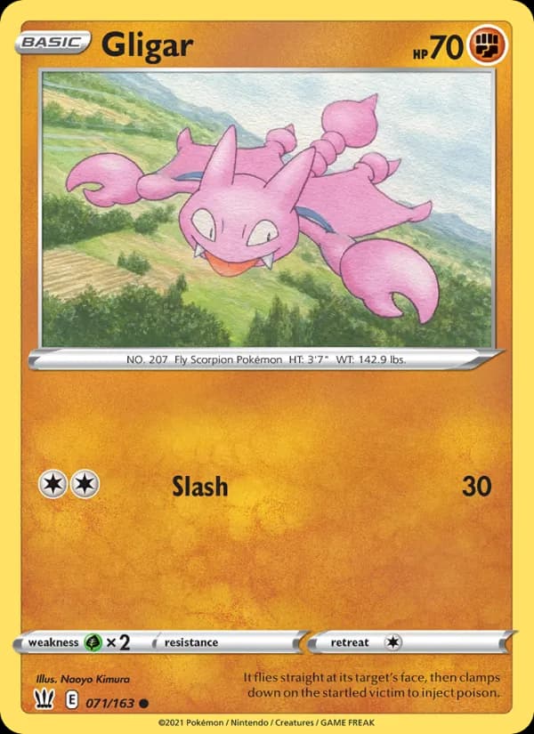 Gligar – Battle Styles 71