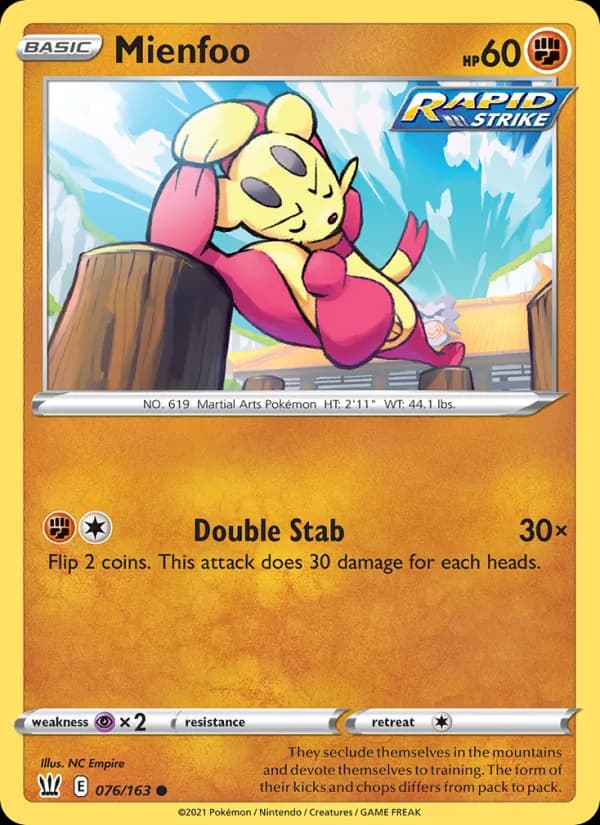 Mienfoo – Battle Styles 76