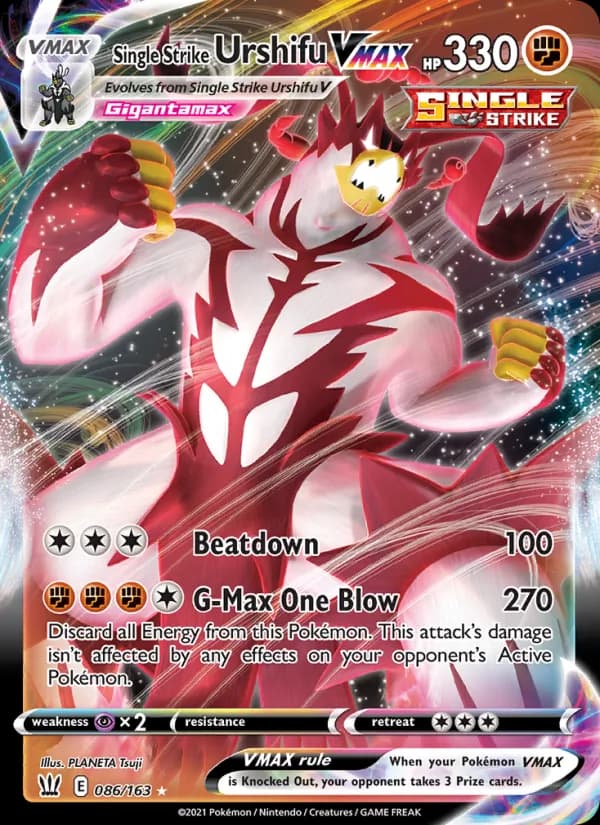 Single Strike Urshifu VMAX – Battle Styles 86