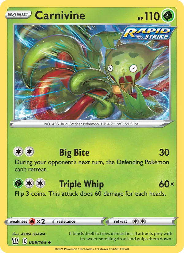 Carnivine – Battle Styles 9