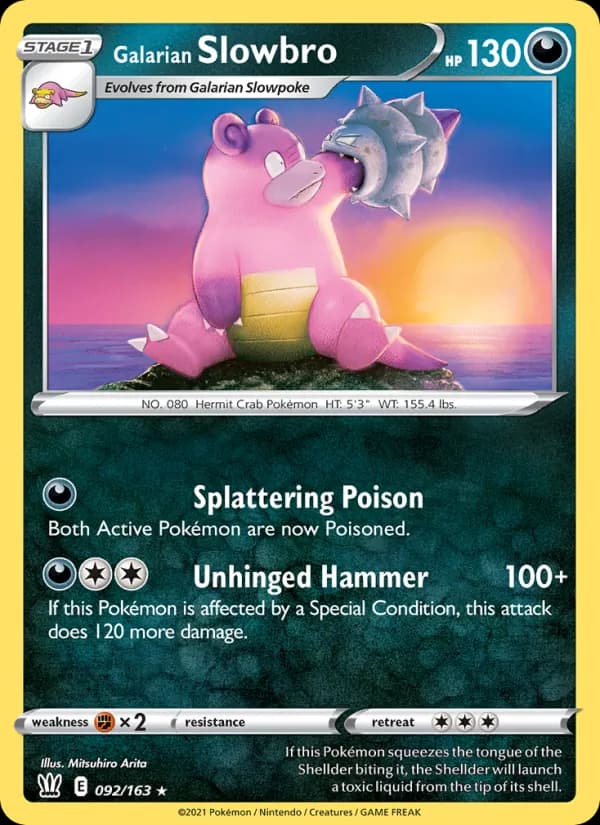 Galarian Slowbro – Battle Styles 92