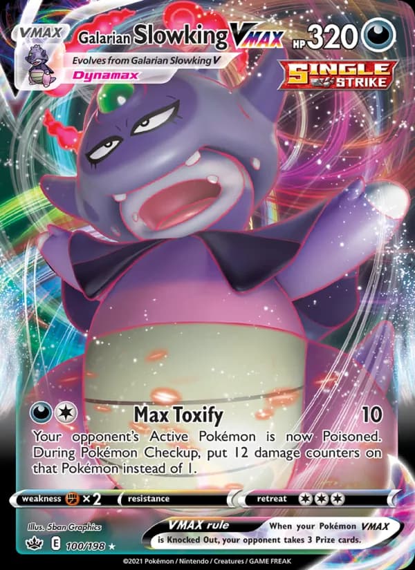 Galarian Slowking VMAX – Chilling Reign 100