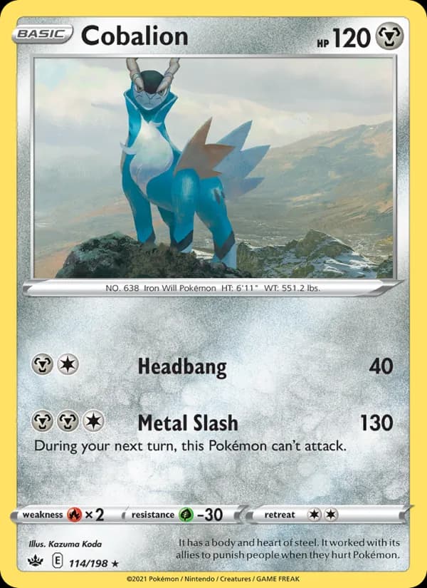 Cobalion – Chilling Reign 114