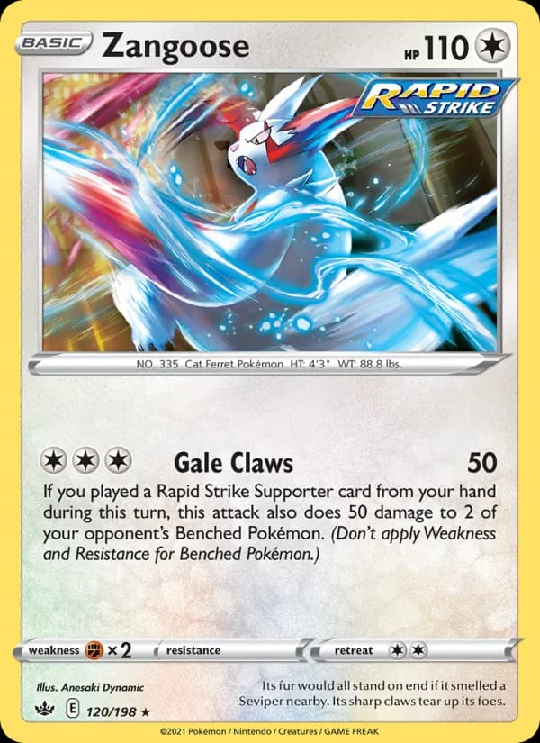Zangoose – Chilling Reign 120