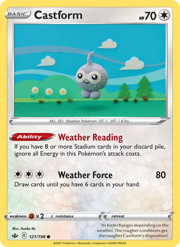 Castform – Chilling Reign 121
