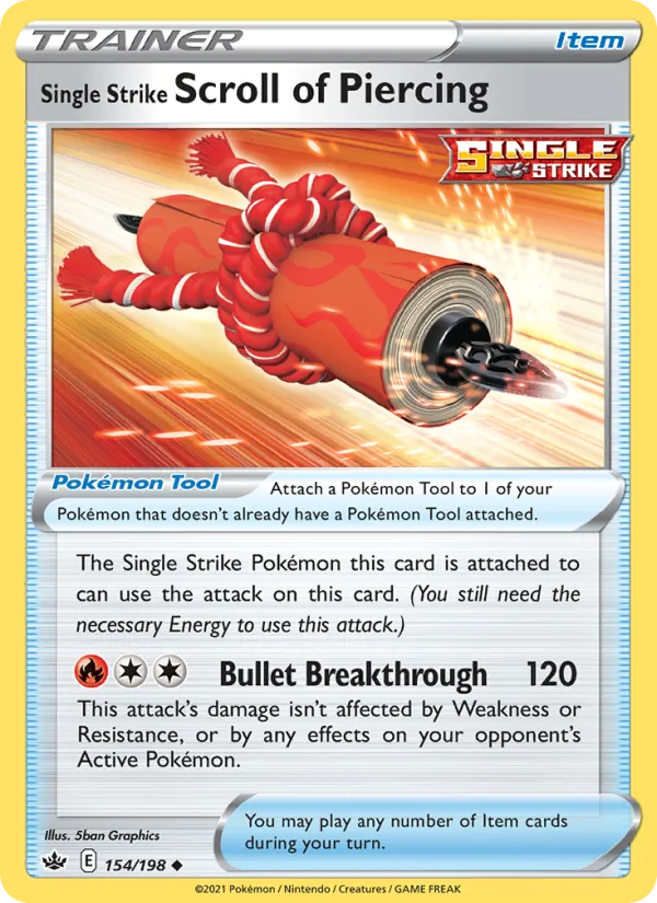 Single Strike Scroll of Piercing – Chilling Reign 154