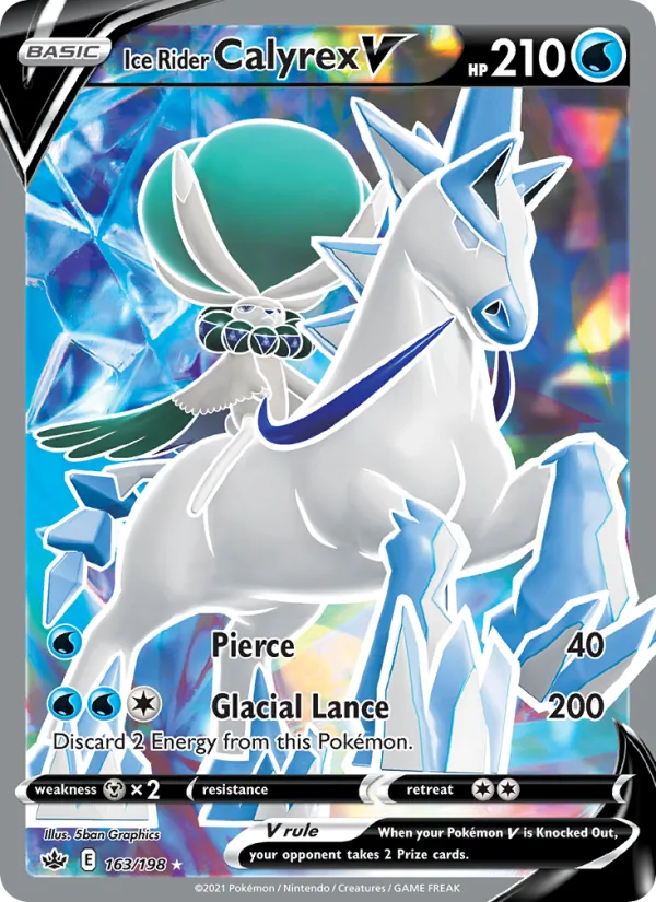 Ice Rider Calyrex V – Chilling Reign 163