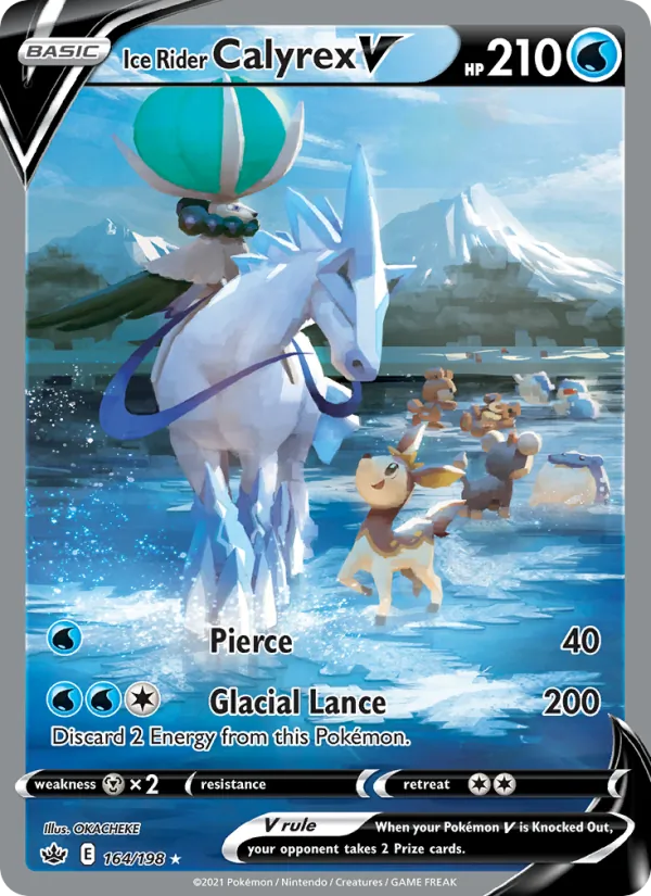 Ice Rider Calyrex V – Chilling Reign 164