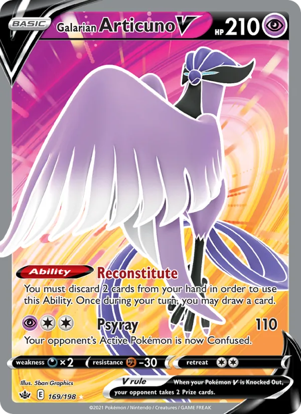 Galarian Articuno V – Chilling Reign 169