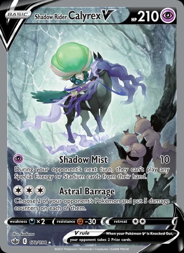 Shadow Rider Calyrex V – Chilling Reign 172